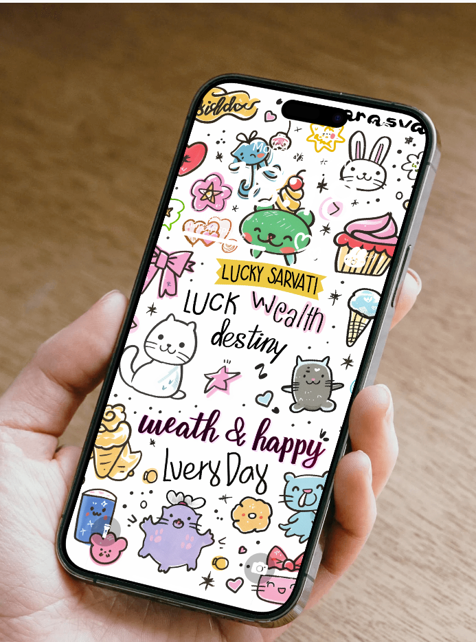 Sarasvati Energy Wallpaper "Wonderful Good Luck Stickers 06" Série Wealth&Lucky HD Édition limitée Sarasvati Energy Wallpaper "Wonderful Good Luck Stickers 06" Série Wealth&Lucky HD Édition limitée