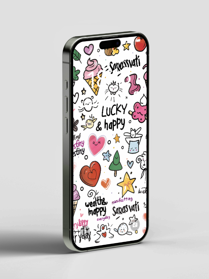 Sarasvati Energy Wallpaper "Wonderful Good Luck Stickers 07" Série Wealth&Lucky HD Édition limitée Sarasvati Energy Wallpaper "Wonderful Good Luck Stickers 07" Série Wealth&Lucky HD Édition limitée
