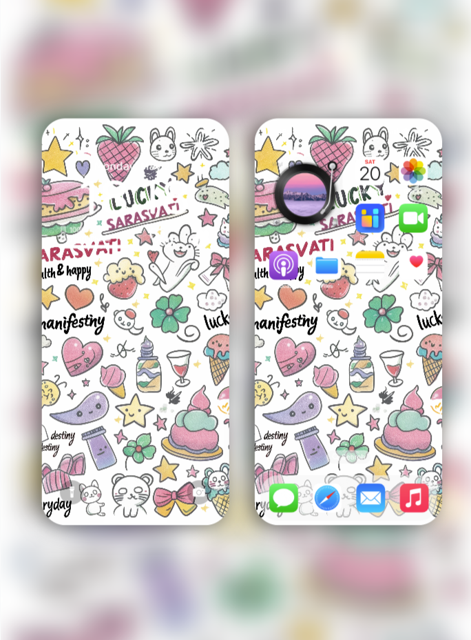 Sarasvati Energy Wallpaper "Wonderful Good Luck Stickers 08" Série Wealth&Lucky HD Édition limitée Sarasvati Energy Wallpaper "Wonderful Good Luck Stickers 08" Wealth&Lucky série HD Édition limitée