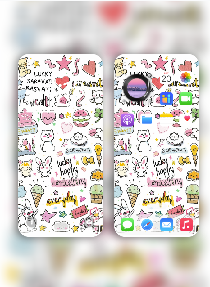 Sarasvati Energy Wallpaper "Wonderful Good Luck Stickers 09" Série Wealth&Lucky HD Édition limitée Sarasvati Energy Wallpaper "Wonderful Good Luck Stickers 09" Wealth&Lucky série HD Édition limitée