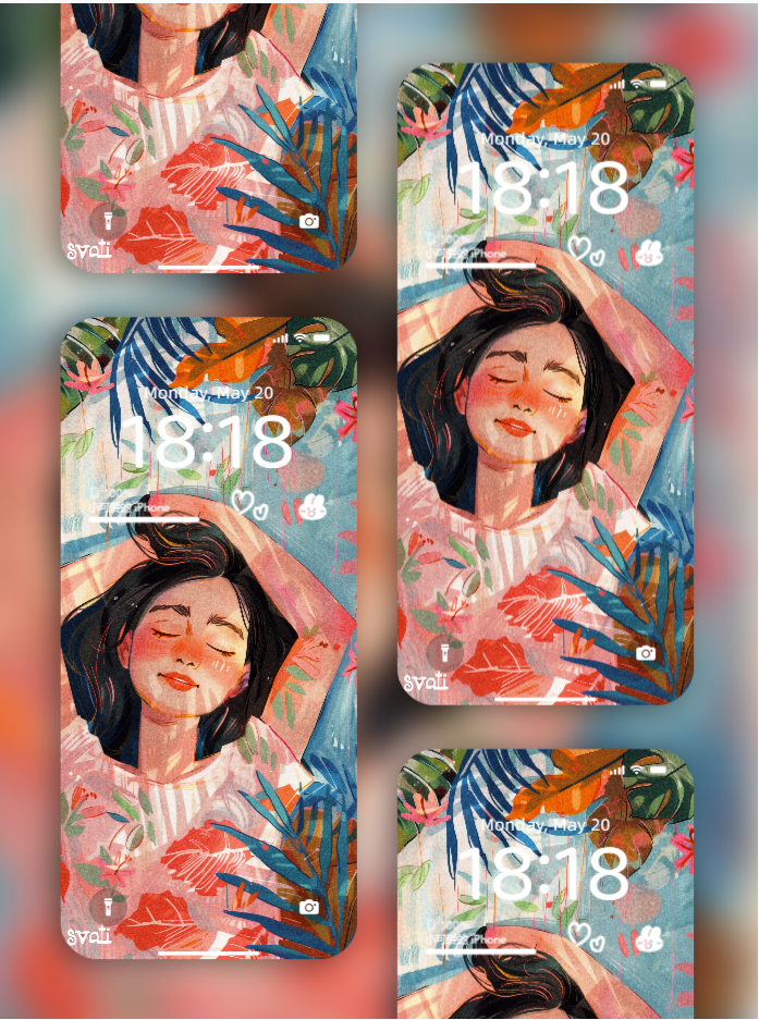Sarasvati Energy Wallpaper "Warm Smile Baby Face" Série Lucky&Love&Interpersonal Relationship HD Édition limitée Sarasvati Energy Wallpaper "Warm Smile Baby Face" Série Lucky&Love&Interpersonal Relationship HD Édition limitée