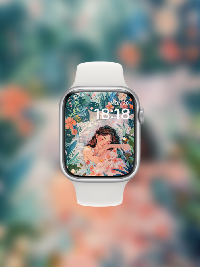 Sarasvati Energy Wallpaper "Flower Baby Face" Série Lucky&Love&Interpersonal Relationship HD Édition limitée