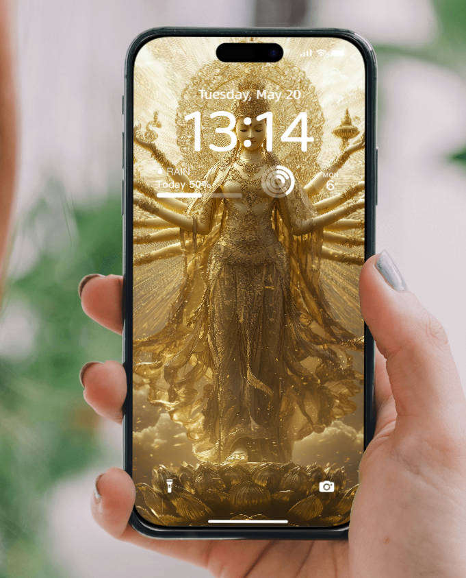 美音天能量壁紙"梵頌千光"庇佑系列 高清 限量發行 Sarasvati Energy Wallpaper"Praise the Buddha" Bless series HD Limited edition