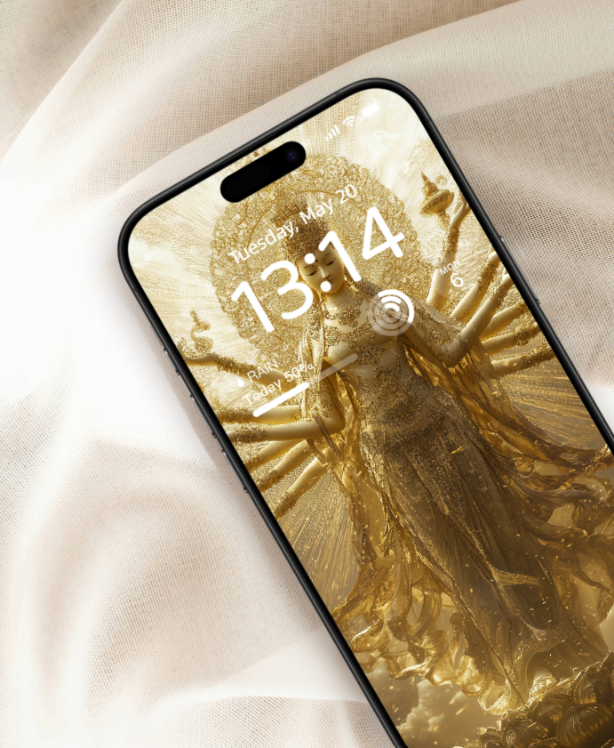 美音天能量壁紙"梵頌千光"庇佑系列 高清 限量發行 Sarasvati Energy Wallpaper"Praise the Buddha" Bless series HD Limited edition