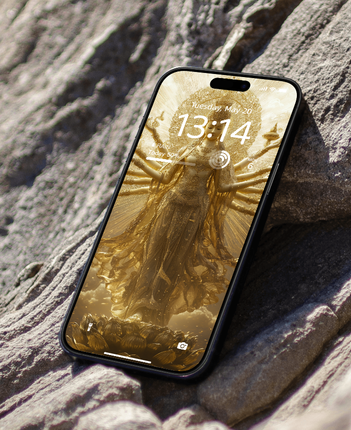 美音天能量壁紙"梵頌千光"庇佑系列 高清 限量發行 Sarasvati Energy Wallpaper"Praise the Buddha" Bless series HD Limited edition