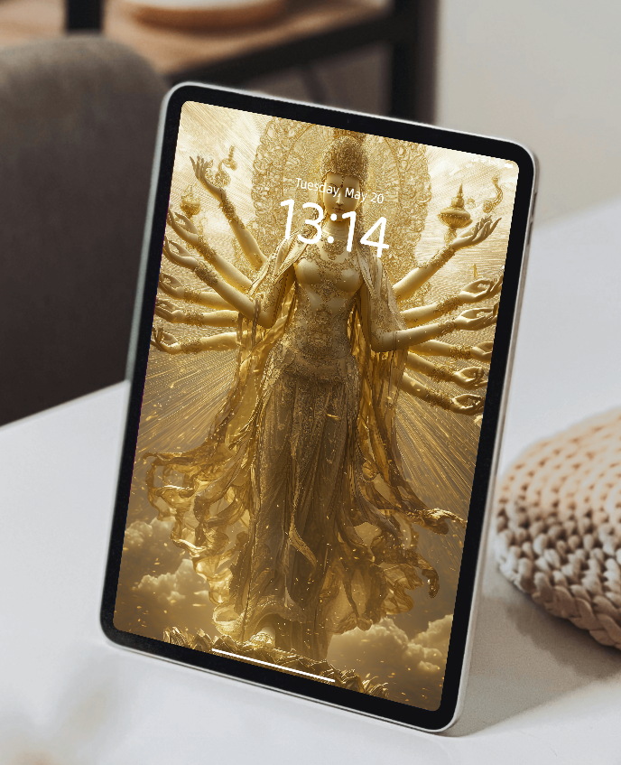 美音天能量壁紙"梵頌千光"庇佑系列 高清 限量發行 Sarasvati Energy Wallpaper"Praise the Buddha" Bless series HD Limited edition