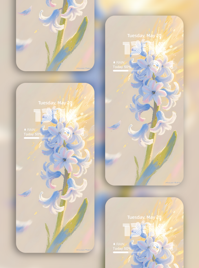 免費結緣 美音天能量壁紙 "韶光信羽" 好運系列 高清 限量发行 Free For Charge Sarasvati Energy Wallpaper "Time's Feather in Bloom" Lucky series HD Limited edition