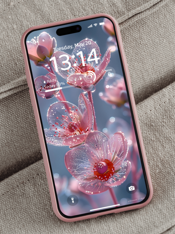美音天能量壁紙"桃花多多" 戀愛運系列 高清 限量发行 Sarasvati Energy Wallpaper "Peach blossoms abound" Love series HD Limited edition