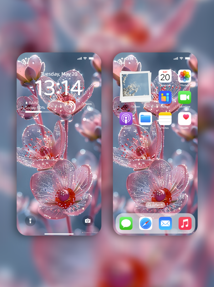 美音天能量壁紙"桃花多多" 戀愛運系列 高清 限量发行 Sarasvati Energy Wallpaper "Peach blossoms abound" Love series HD Limited edition