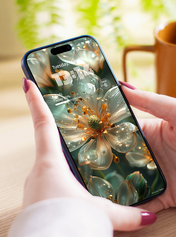 美音天能量壁紙"純淨花開" 戀愛運系列 高清 限量发行 Sarasvati Energy Wallpaper "Pure Bloom" Love series HD Limited edition