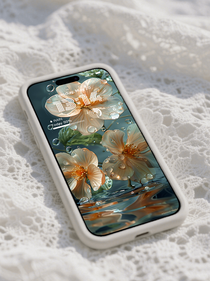 美音天能量壁紙"純淨花開" 戀愛運系列 高清 限量发行 Sarasvati Energy Wallpaper "Pure Bloom" Love series HD Limited edition