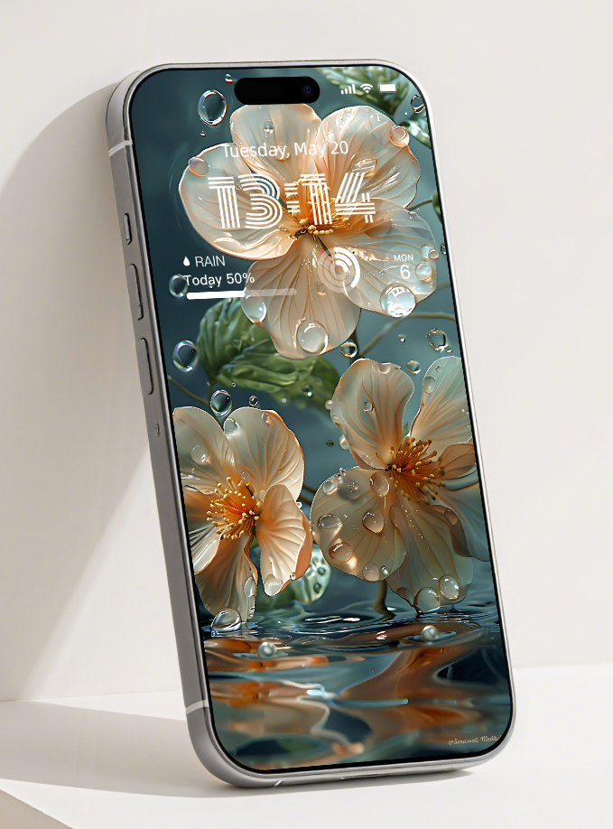 美音天能量壁紙"純淨花開" 戀愛運系列 高清 限量发行 Sarasvati Energy Wallpaper "Pure Bloom" Love series HD Limited edition