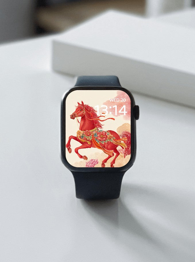 美音天能量壁紙 "馬年限定,虹霓御辰" 事業運系列 高清 限量发行 Sarasvati Energy Wallpaper "Horse Year Edition, Riding Rainbow Commanding Hours" Career series HD Limited edition