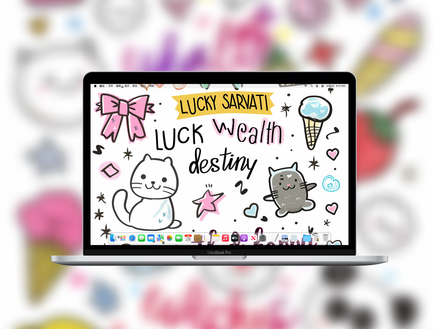 Sarasvati Energy Wallpaper "Wonderful Good Luck Stickers 06" Série Wealth&Lucky HD Édition limitée Sarasvati Energy Wallpaper "Wonderful Good Luck Stickers 06" Série Wealth&Lucky HD Édition limitée