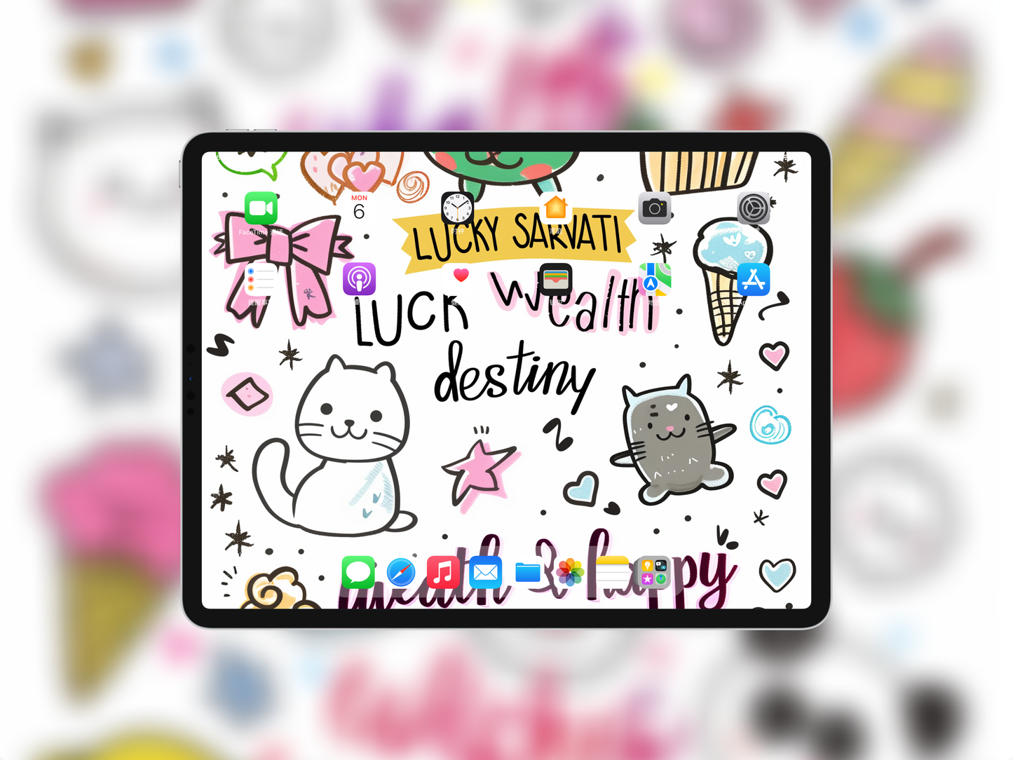 Sarasvati Energy Wallpaper "Wonderful Good Luck Stickers 06" Série Wealth&Lucky HD Édition limitée Sarasvati Energy Wallpaper "Wonderful Good Luck Stickers 06" Série Wealth&Lucky HD Édition limitée