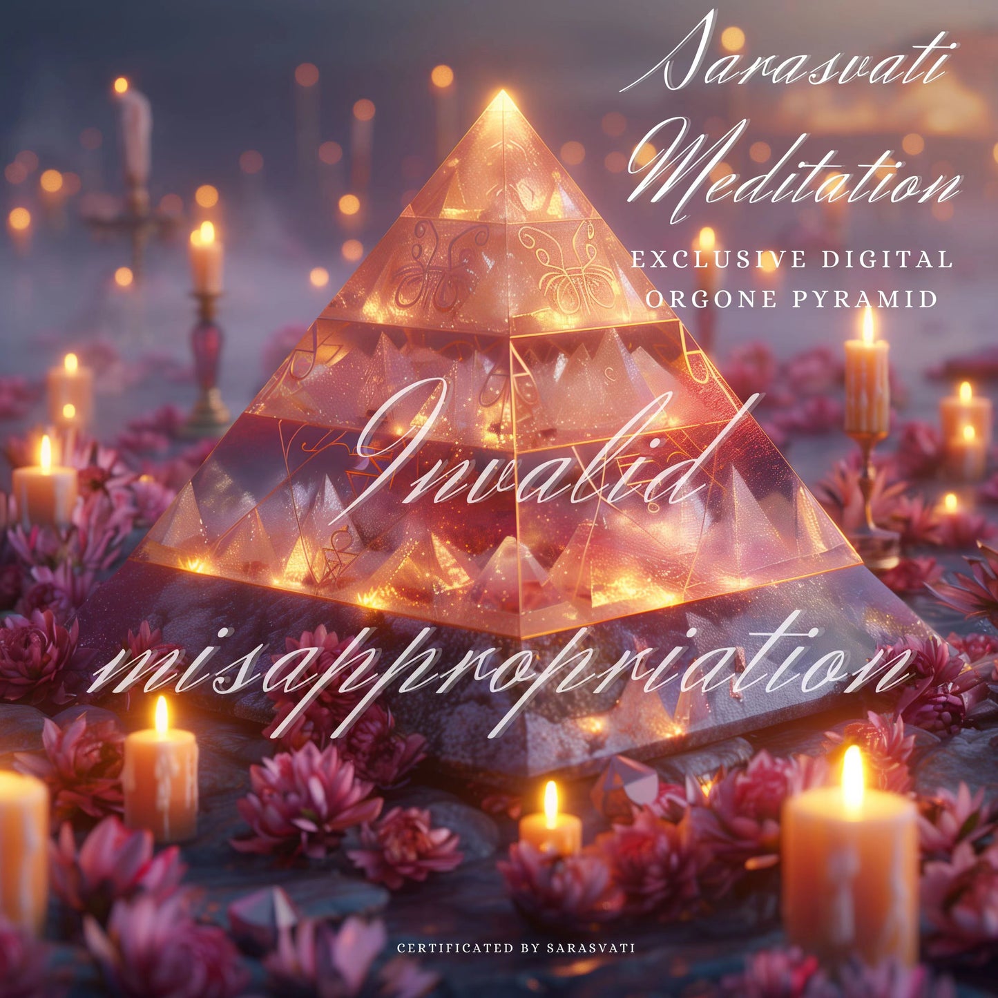 Sarasvati Digital Orgone Pyramid "Link My Special Person" Love Series Un seul concept de jumeau numérique fonctionne certifié avec un numéro indépendant et unique 