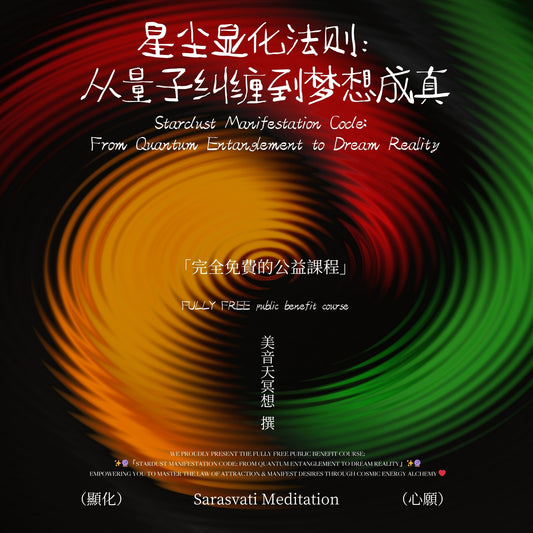 免費公益課程「星尘显化法则：从量子纠缠到梦想成真」FULLY FREE public benefit course「Stardust Manifestation Code: From Quantum Entanglement to Dream Reality」