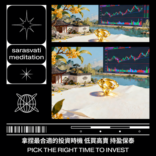 美音天能量音樂 "拿捏最合適的投資時機" 純享天使時長版音頻MP3格式 Sarasvati Energy Music “Pick the Right Time to Invest” Pure Sound Angel Duration Edition Track MP3