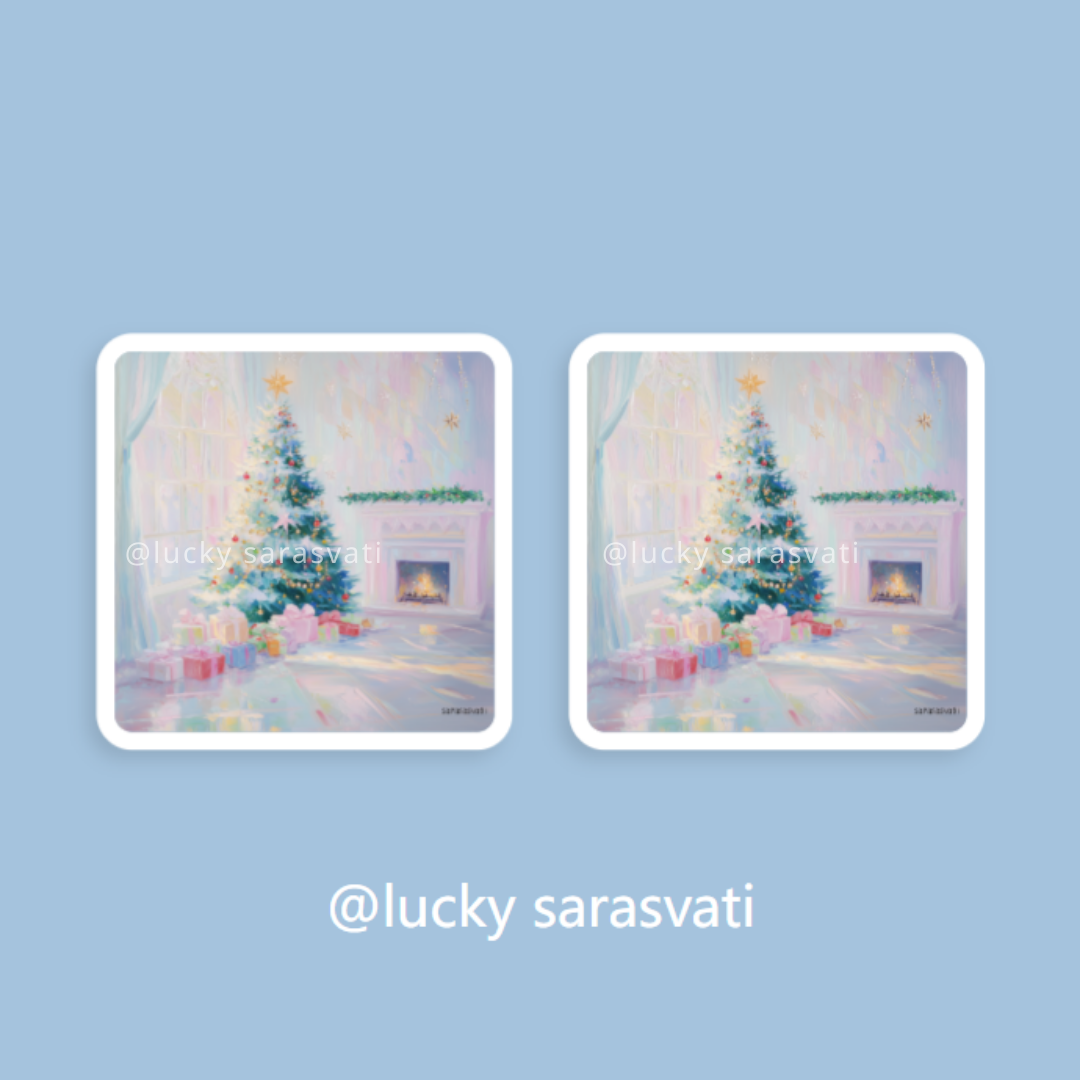 美音天能量頭像頭貼"松喜盈門"戀愛運&好運系列 Sarasvati Energy Head Portrait Stickers "Pine Happiness Arrival" Love&Lucky series