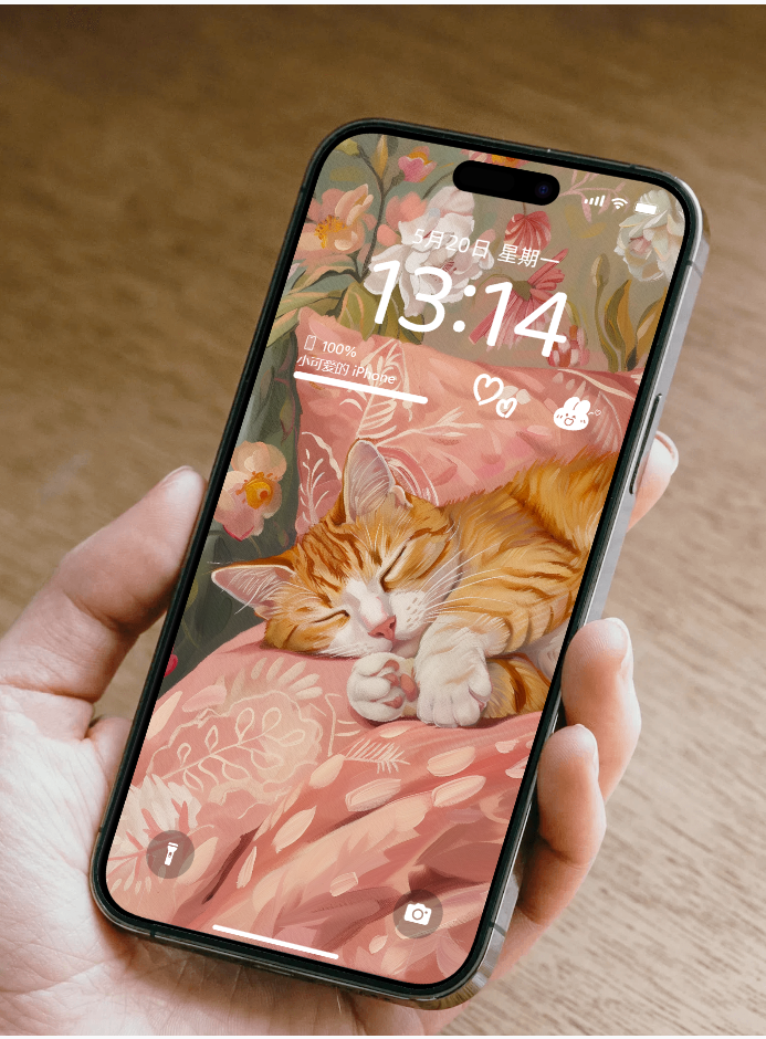 美音天能量壁紙“好眠橘貓貓"好運系列 高清 限量发行 Sarasvati Energy Wallpaper "Good Dream Orange Kitty" Lucky series HD Limited edition