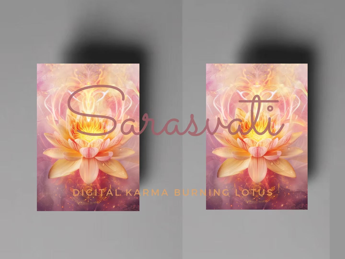 Sarasvati Digital Karma Burning Lotus "Fairy Pink Lotus" Digital Twin Concept fonctionne avec une musique énergétique exclusive (MP3) jointe 