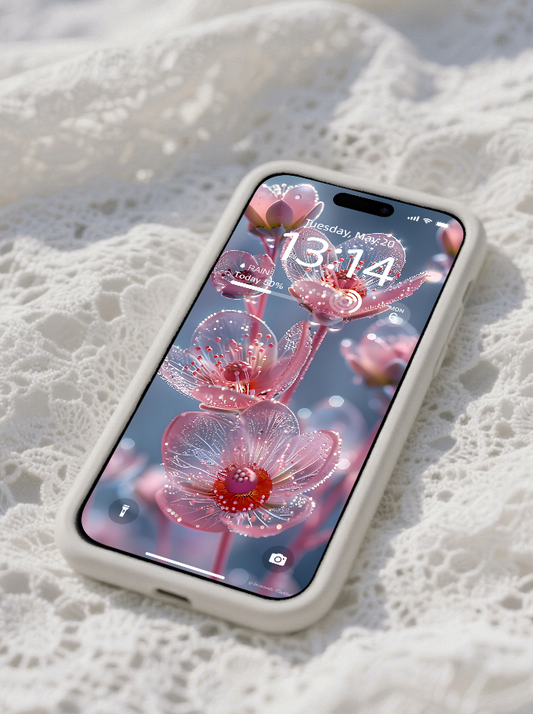 美音天能量壁紙"桃花多多" 戀愛運系列 高清 限量发行 Sarasvati Energy Wallpaper "Peach blossoms abound" Love series HD Limited edition