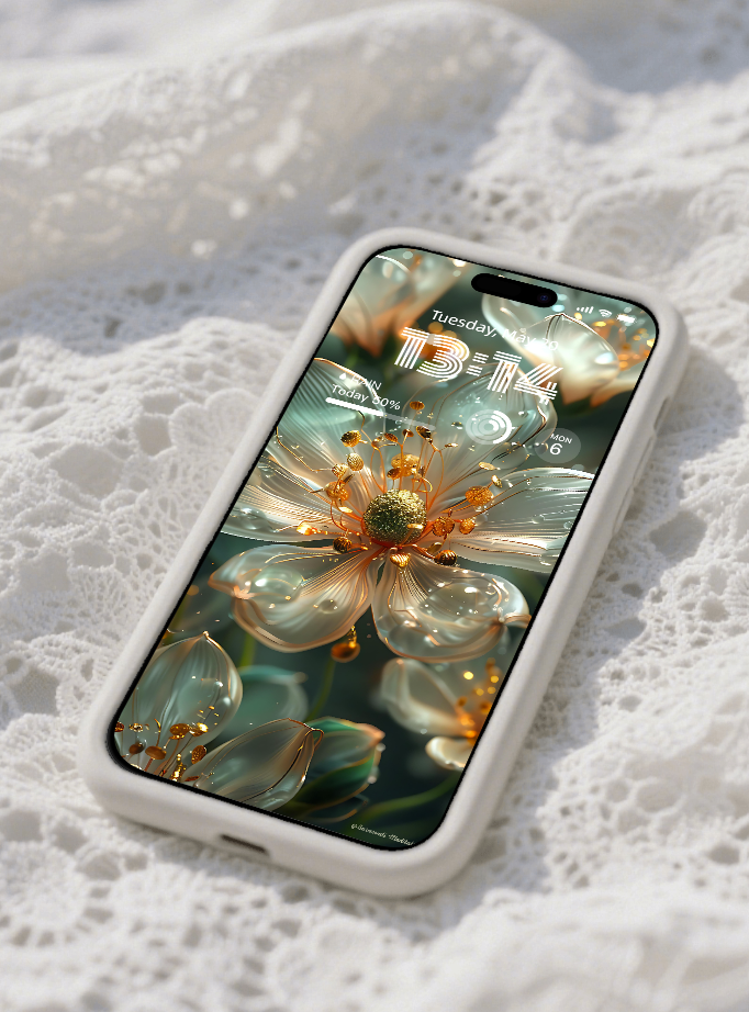 美音天能量壁紙"純淨花開" 戀愛運系列 高清 限量发行 Sarasvati Energy Wallpaper "Pure Bloom" Love series HD Limited edition