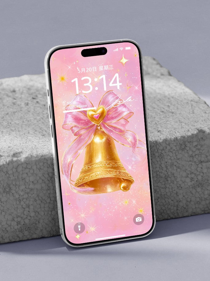 美音天能量壁紙 "綺願鈴光" 好運&戀愛運系列 高清 限量发行 Sarasvati Energy Wallpaper "Exquisite Wish Bell's Radiance" Lucky&Love series HD Limited edition