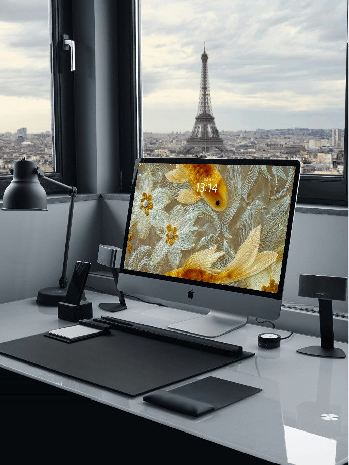 美音天能量壁紙 "鲤华金岁" 財運系列 高清 限量发行 Sarasvati Energy Wallpaper "Carp's Splendor Golden Year" Wealth series HD Limited edition