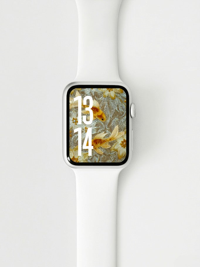 美音天能量壁紙 "鲤华金岁" 財運系列 高清 限量发行 Sarasvati Energy Wallpaper "Carp's Splendor Golden Year" Wealth series HD Limited edition