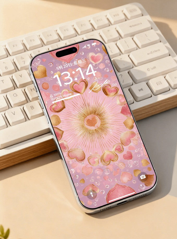 美音天能量壁紙 "星璨予期" 戀愛運系列 高清 限量发行 Sarasvati Energy Wallpaper "Starlit Sparkle Hopeful Expectation" Love series HD Limited edition