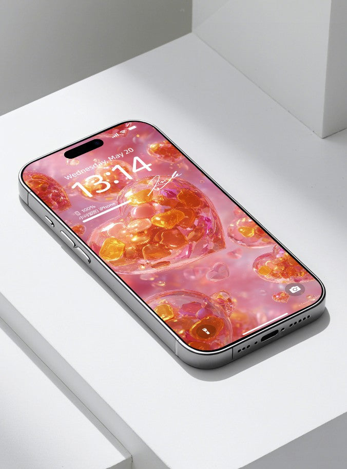 美音天能量壁紙 "心玥流光" 戀愛運系列 高清 限量发行 Sarasvati Energy Wallpaper "Heart's Moon Flowing Light" Love series HD Limited edition