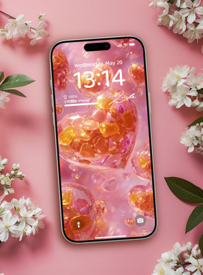 美音天能量壁紙 "心玥流光" 戀愛運系列 高清 限量发行 Sarasvati Energy Wallpaper "Heart's Moon Flowing Light" Love series HD Limited edition