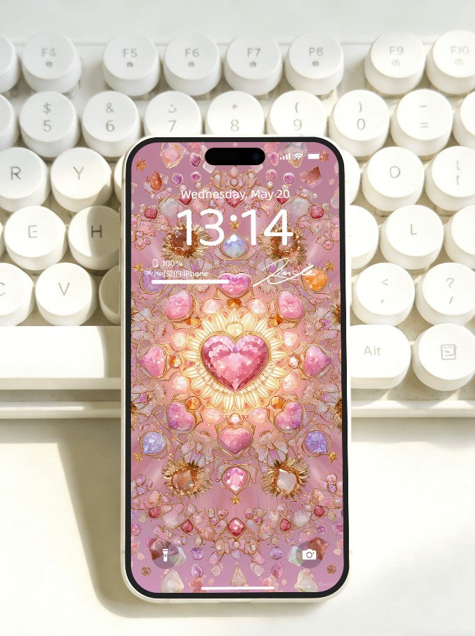 美音天能量壁紙 "辰星映誓" 戀愛運系列 高清 限量发行 Sarasvati Energy Wallpaper "Morning Star Reflected Pledge" Love series HD Limited edition