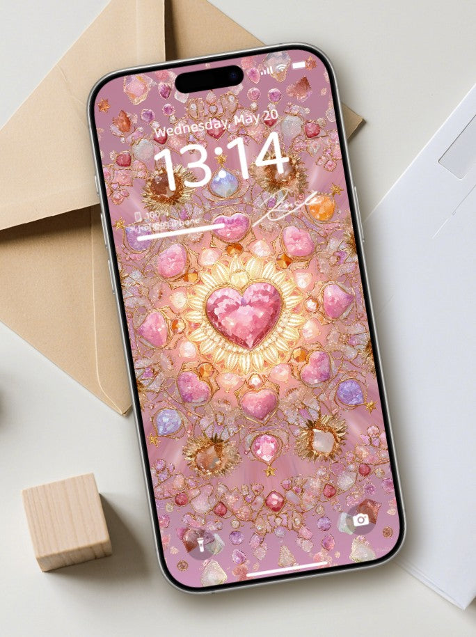 美音天能量壁紙 "辰星映誓" 戀愛運系列 高清 限量发行 Sarasvati Energy Wallpaper "Morning Star Reflected Pledge" Love series HD Limited edition