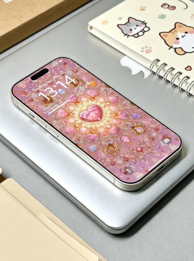 美音天能量壁紙 "辰星映誓" 戀愛運系列 高清 限量发行 Sarasvati Energy Wallpaper "Morning Star Reflected Pledge" Love series HD Limited edition