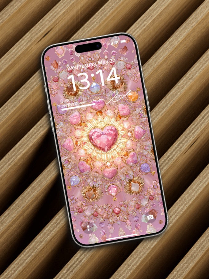 美音天能量壁紙 "辰星映誓" 戀愛運系列 高清 限量发行 Sarasvati Energy Wallpaper "Morning Star Reflected Pledge" Love series HD Limited edition