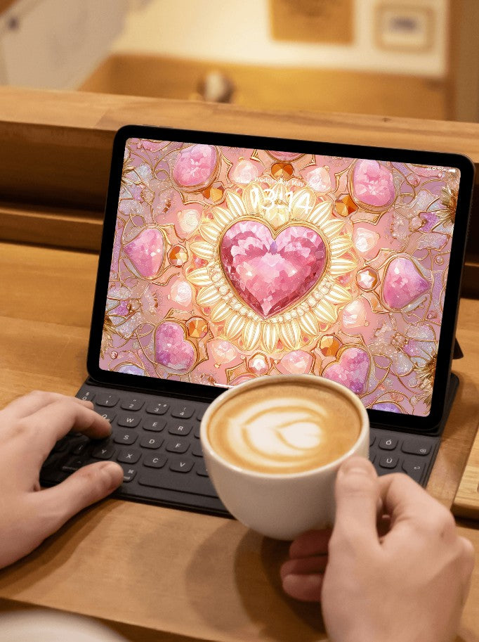 美音天能量壁紙 "辰星映誓" 戀愛運系列 高清 限量发行 Sarasvati Energy Wallpaper "Morning Star Reflected Pledge" Love series HD Limited edition