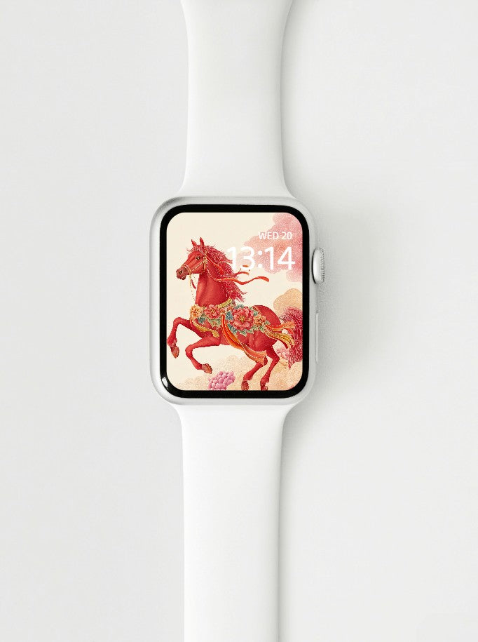 美音天能量壁紙 "馬年限定,虹霓御辰" 事業運系列 高清 限量发行 Sarasvati Energy Wallpaper "Horse Year Edition, Riding Rainbow Commanding Hours" Career series HD Limited edition