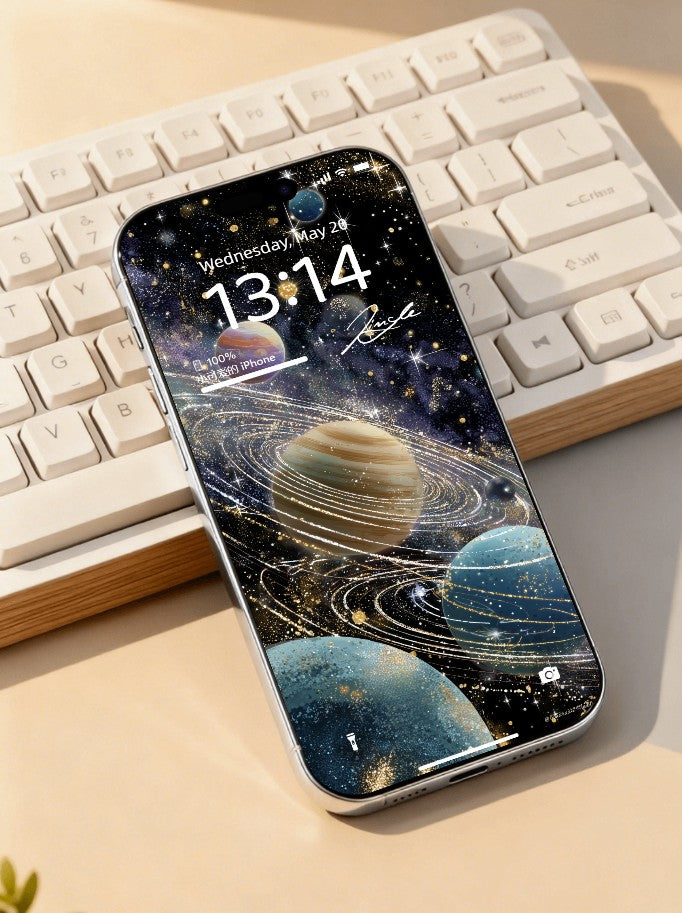 美音天能量壁紙 "天樞成象" 事業運&靈性系列 高清 限量发行 Sarasvati Energy Wallpaper "Celestial Pivot Omen Realized" Career&Spiritual series HD Limited edition