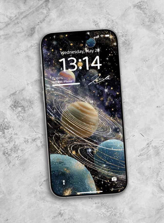 美音天能量壁紙 "天樞成象" 事業運&靈性系列 高清 限量发行 Sarasvati Energy Wallpaper "Celestial Pivot Omen Realized" Career&Spiritual series HD Limited edition