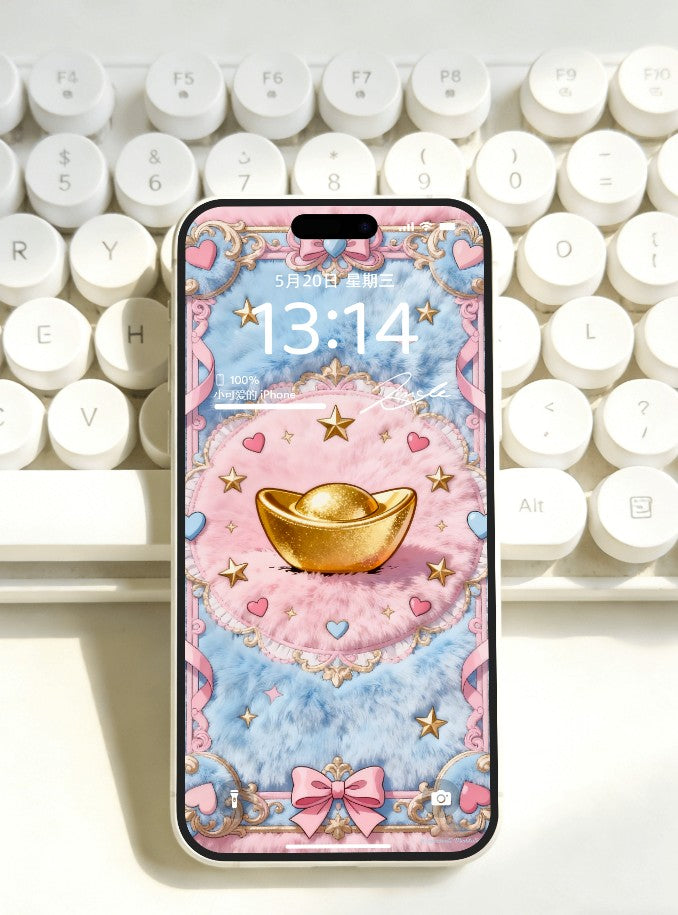 免費結緣限量100份 美音天能量壁紙 "絨暖生財" 財運系列 高清 限量发行 Complimentary - Limited Sarasvati Energy Wallpaper "Plush Warmth Generates Wealth" Wealth series HD Limited edition