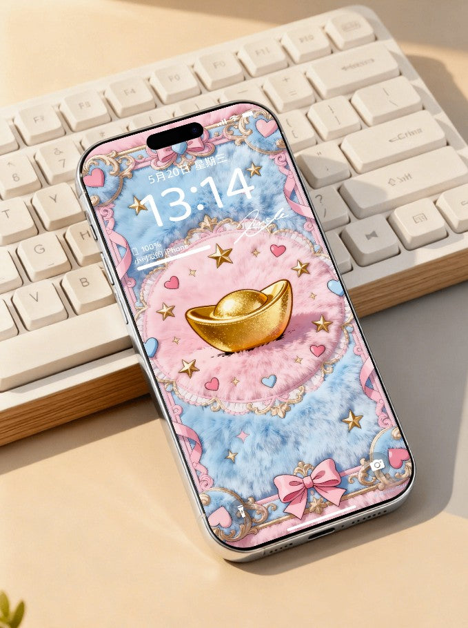 免費結緣限量100份 美音天能量壁紙 "絨暖生財" 財運系列 高清 限量发行 Complimentary - Limited Sarasvati Energy Wallpaper "Plush Warmth Generates Wealth" Wealth series HD Limited edition