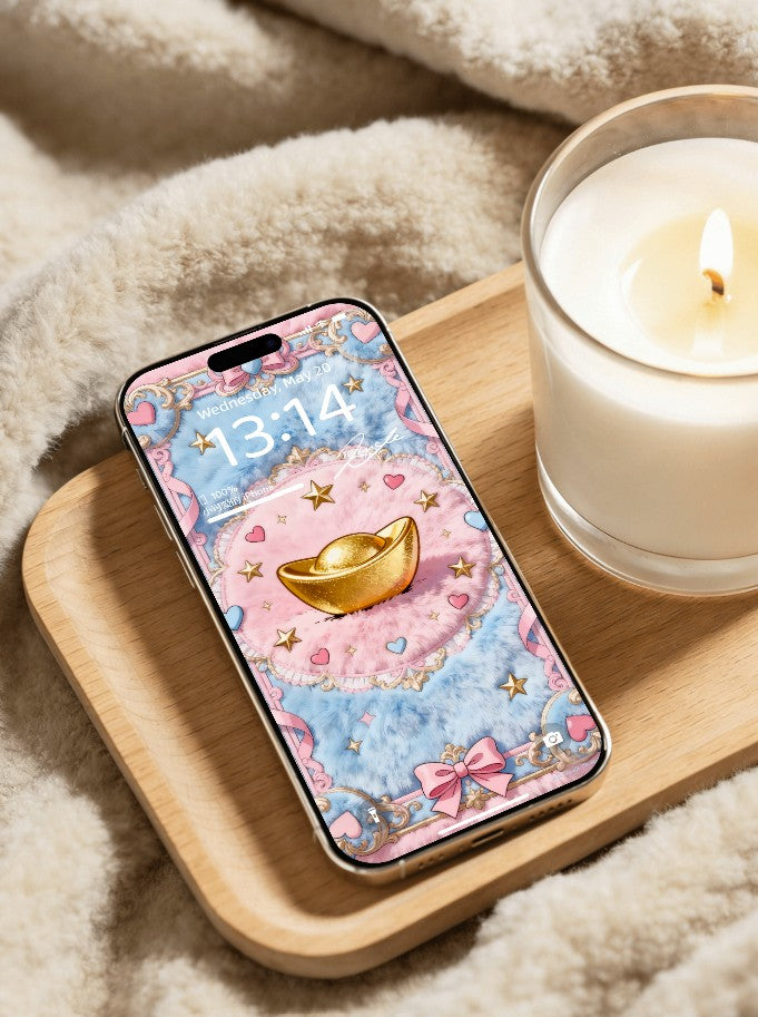 免費結緣限量100份 美音天能量壁紙 "絨暖生財" 財運系列 高清 限量发行 Complimentary - Limited Sarasvati Energy Wallpaper "Plush Warmth Generates Wealth" Wealth series HD Limited edition