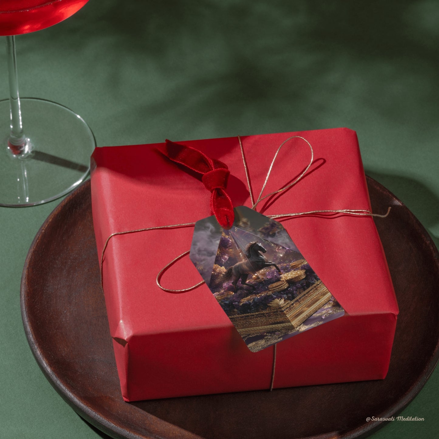 美音天數字能量金字塔"紫府玄駒"財運&事業運 僅1份 數字孿生概念作品 附能量證書 獨立唯一編碼Sarasvati Digital Orgone Pyramid "Purple Mansion’s Mystic Colt" Wealth&Career Only one Digital Twin Concept Work Certificated with Independent And Unique Number