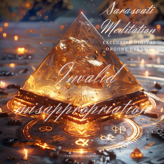 Sarasvati Digital Orgone Pyramid "Double Wealth Double Star" Wealth Series Un seul concept de jumeau numérique fonctionne certifié avec un numéro indépendant et unique 