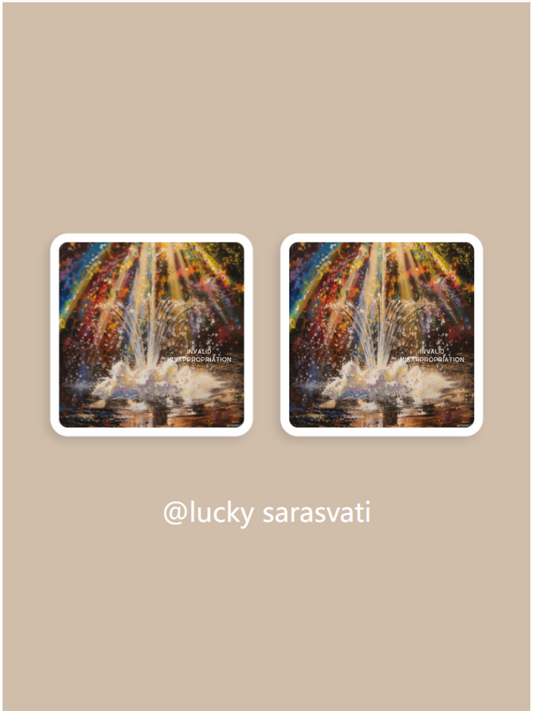 美音天能量頭像頭貼"外匯仙泉"財運系列 Sarasvati Energy Head Portrait Stickers "Forex Fountain" Wealth series