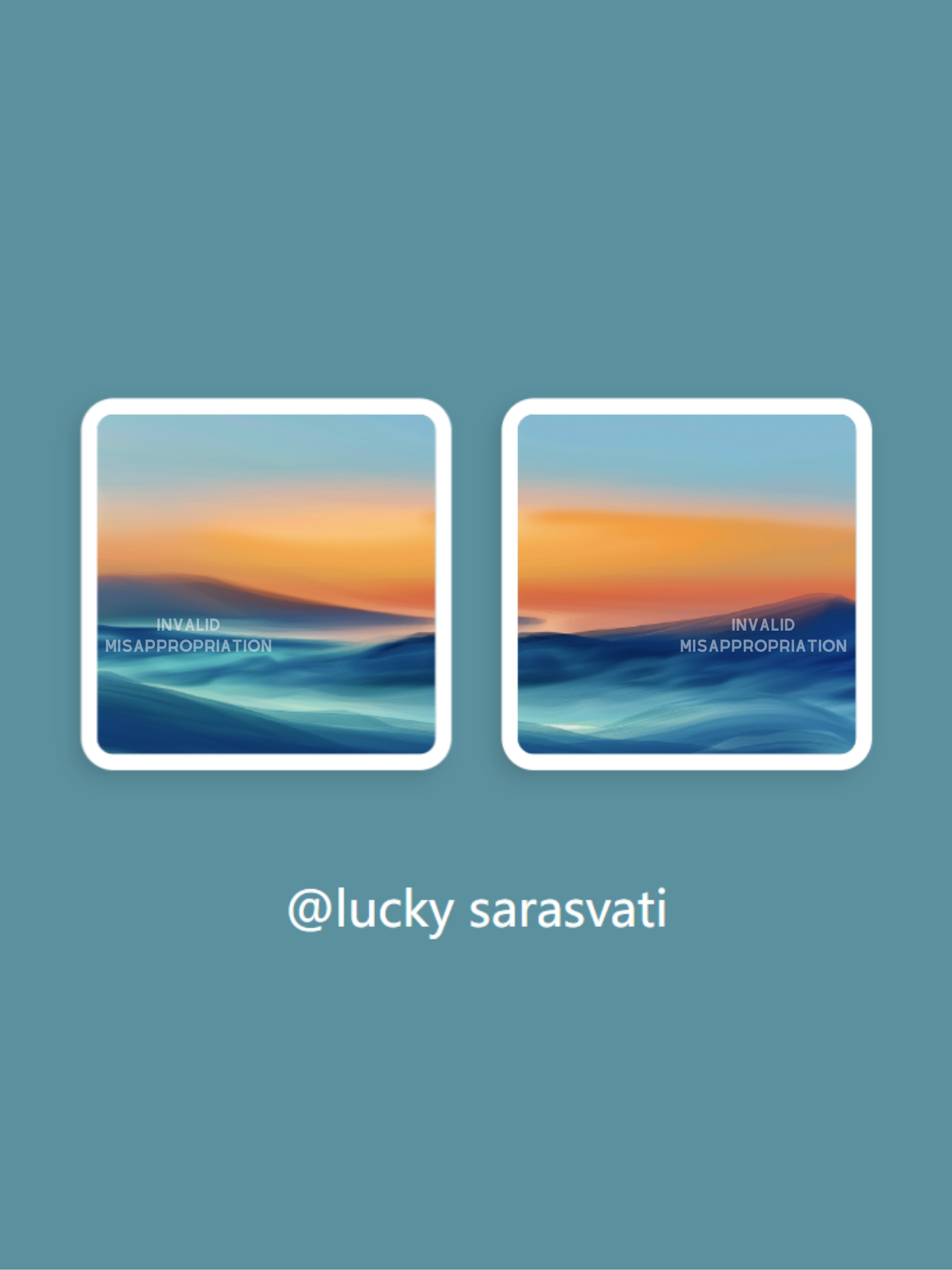 Sarasvati Couple Energy Head Portrait Autocollants "Enjoy With You" Série Amour Sarasvati Couple Energy Head Portrait Autocollants "Enjoy With You" Série Amour 