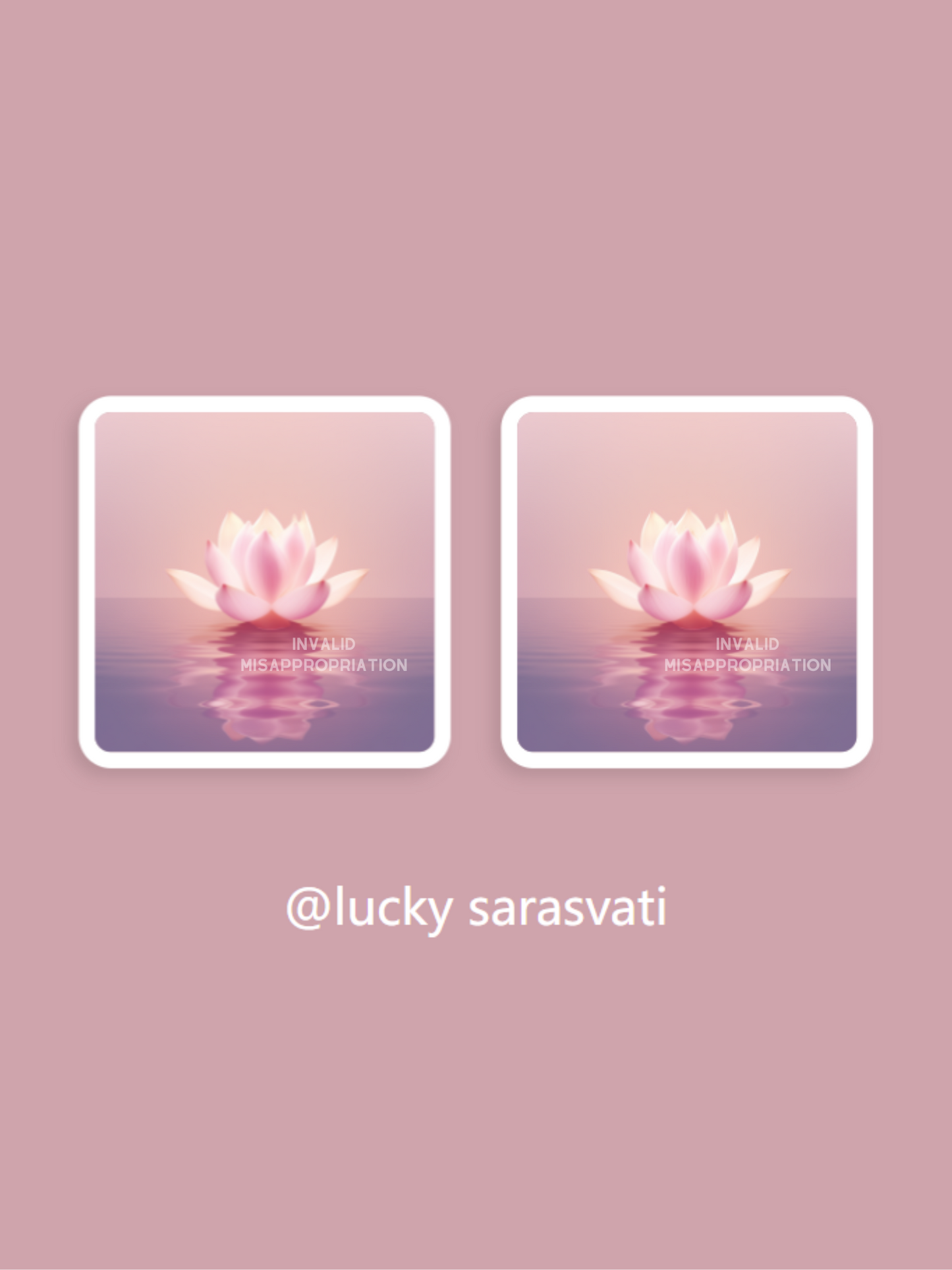 美音天能量頭像頭貼"映日夏歌"戀愛運&庇佑系列 Sarasvati Energy Head Portrait Stickers "Lotus Summer Song" Love&Bless series