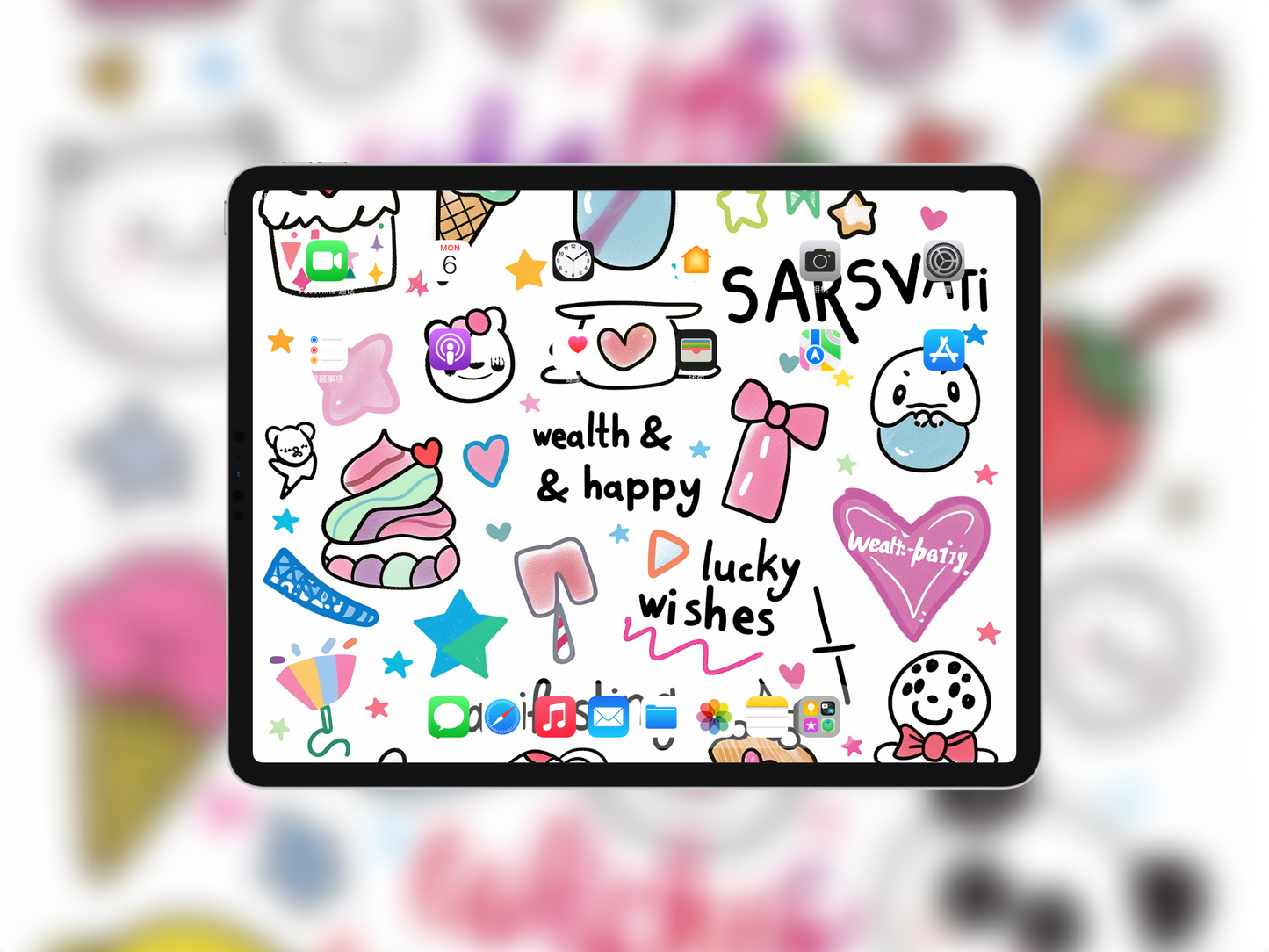 Sarasvati Energy Wallpaper "Wonderful Good Luck Stickers 03" Série Wealth&amp;Lucky HD Édition limitée Sarasvati Energy Wallpaper "Wonderful Good Luck Stickers 03" Série Wealth&amp;Lucky HD Édition limitée 